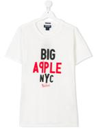 Woolrich Kids Teen Big Apple T-shirt - White