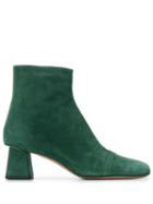 Rayne Sculpted Heel Boots - Green