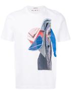 Versace Jeans Chain And Floral Print T-shirt - Black