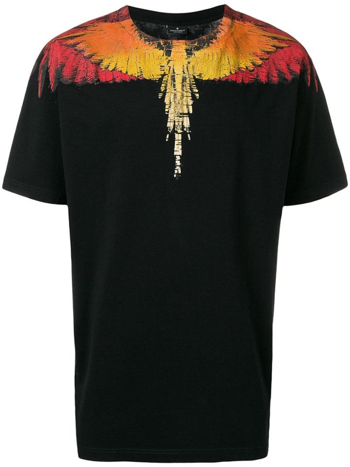Marcelo Burlon County Of Milan Wing Pattern T-shirt - Black