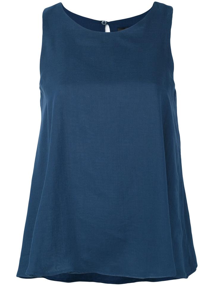 Odeeh - Swing Tank - Women - Cotton - 34, Blue, Cotton