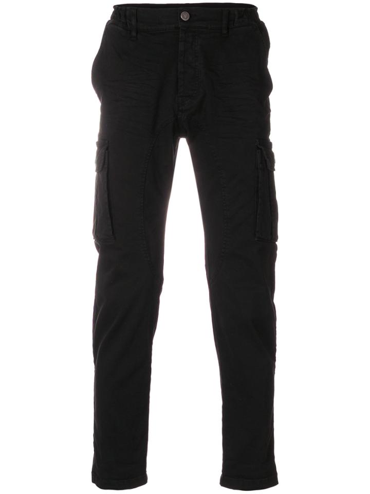 Frankie Morello Diamante Trousers - Black