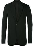 Rick Owens - Draped Blazer - Men - Silk/cotton/virgin Wool - 48, Black, Silk/cotton/virgin Wool