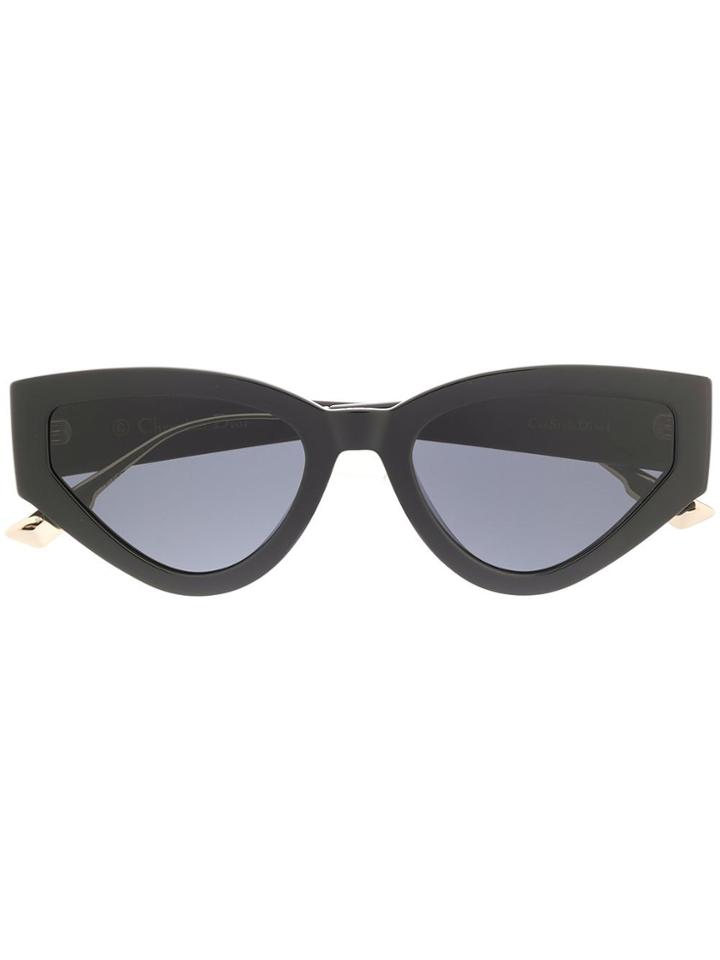 Dior Eyewear Cat Style Sunglasses - Black