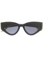 Dior Eyewear Cat Style Sunglasses - Black