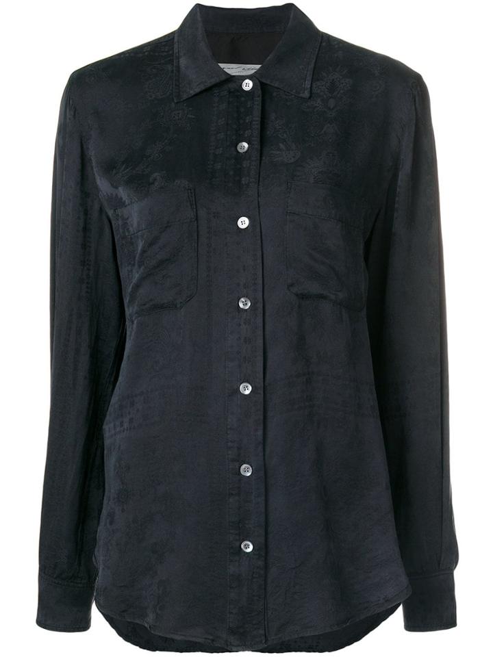 Raquel Allegra Embroidered Shirt - Black