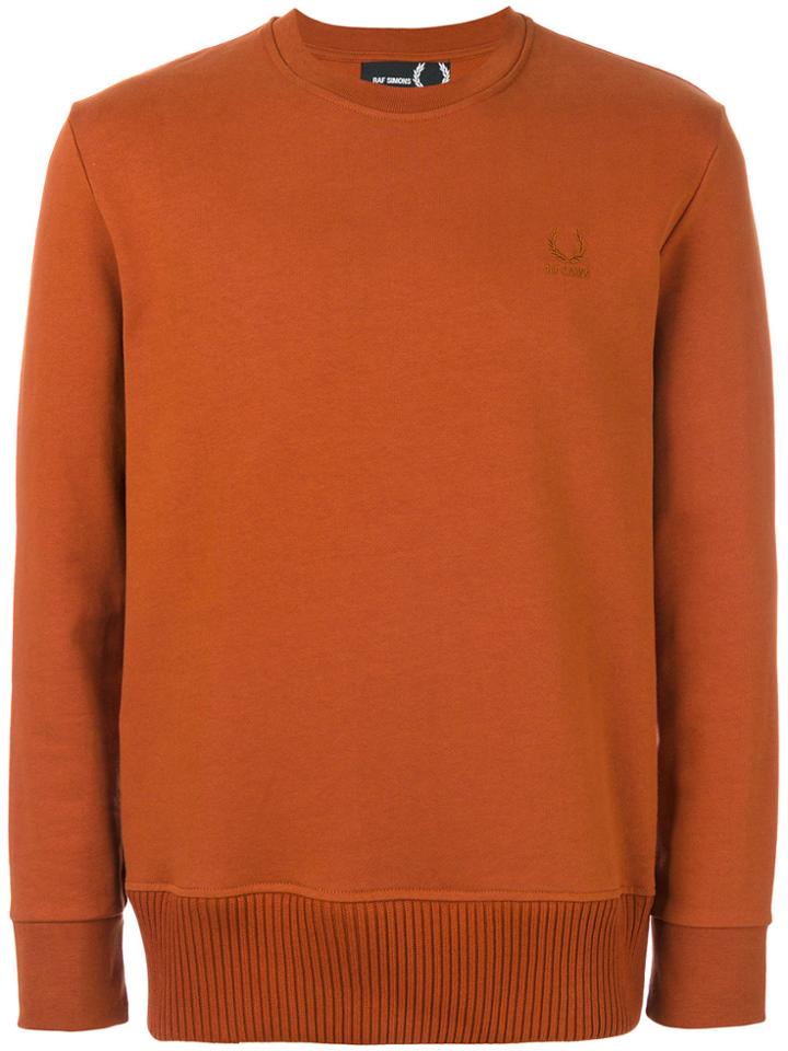 Raf Simons X Fred Perry Chunky Hem Sweatshirt - Yellow & Orange