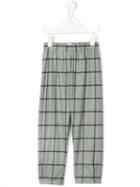 Il Gufo - Checked Trousers - Kids - Polyester/spandex/elastane/viscose - 12 Yrs, Grey