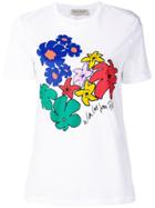 Être Cécile Floral Print T-shirt - White