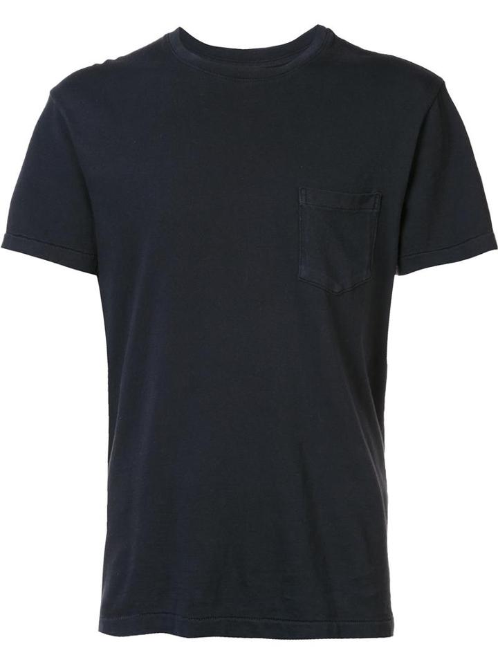 Current/elliott Chest Pocket T-shirt, Men's, Size: Xxl, Black, Cotton