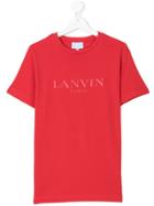 Lanvin Petite Logo Embroidered T-shirt