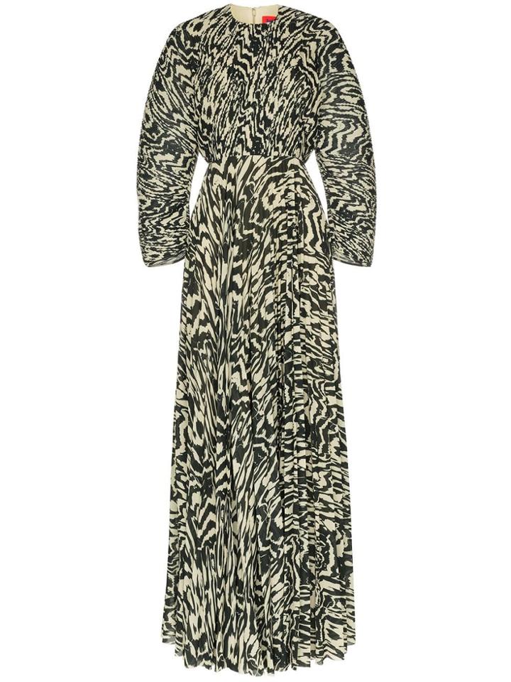 Solace London Taima Pleated Maxi Dress - Multicolour