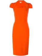 Antonio Berardi Fitted Dress, Women's, Size: 40, Yellow/orange, Rayon/spandex/elastane/silk