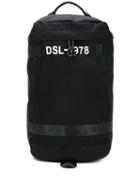 Diesel Medium Cylindrical Backpack - Black
