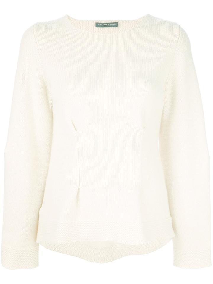 Alexander Mcqueen Cashmere Sweater - White