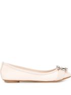 Anna Baiguera Buckled Ballerina Shoes - Pink