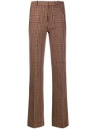 Etro Plaid Tailored Trousers - Brown
