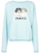 Fiorucci Vintage Angels Print Sweatshirt - Blue