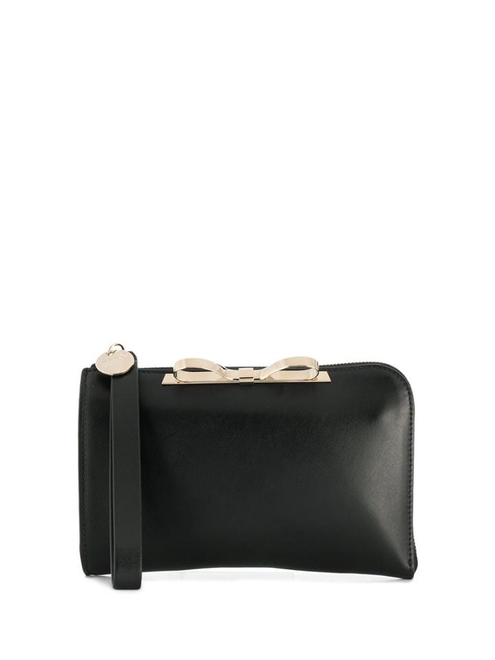 Red Valentino Red(v) Sandie Clutch - Black