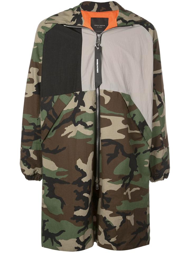 Daniel Patrick Track Raincoat - Green