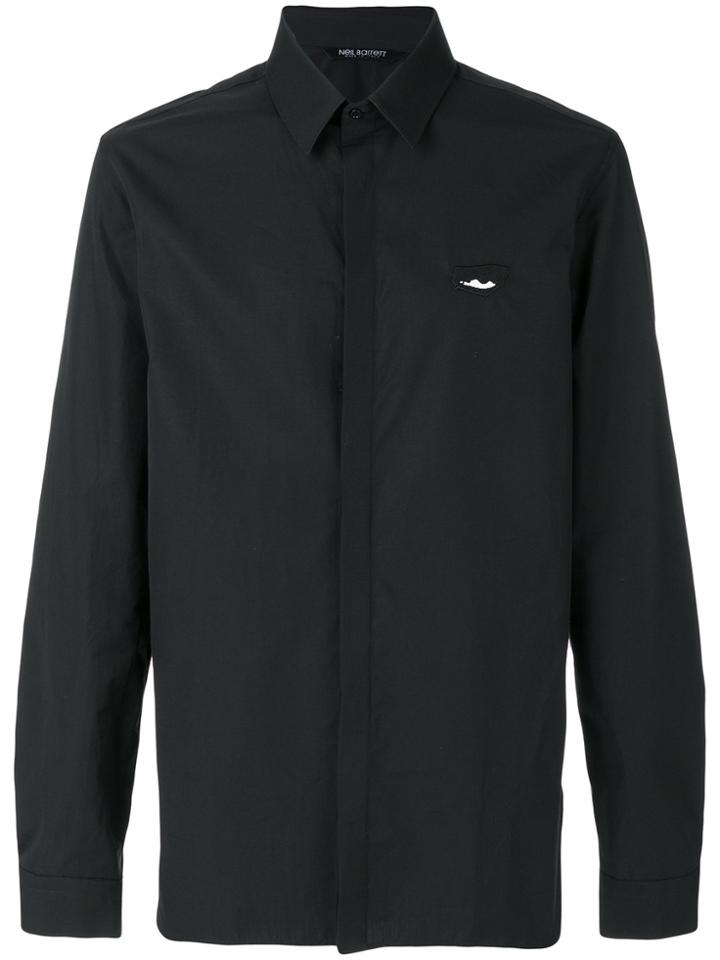 Neil Barrett Minimal Shirt - Black