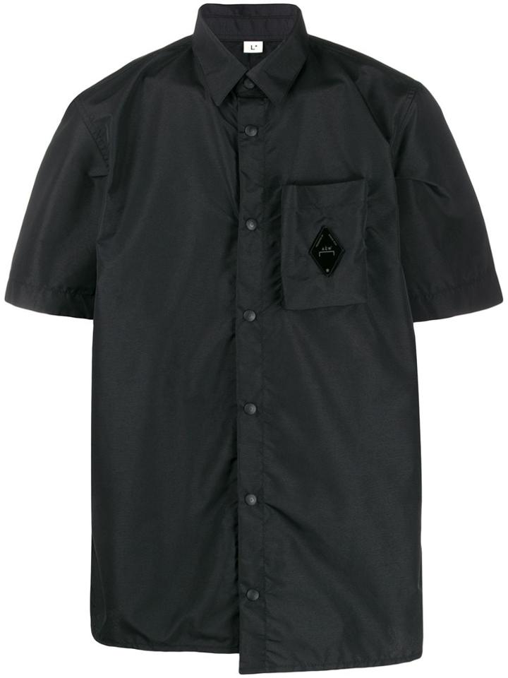 A-cold-wall* Short Sleeve Patch Pocket Shirt - Black