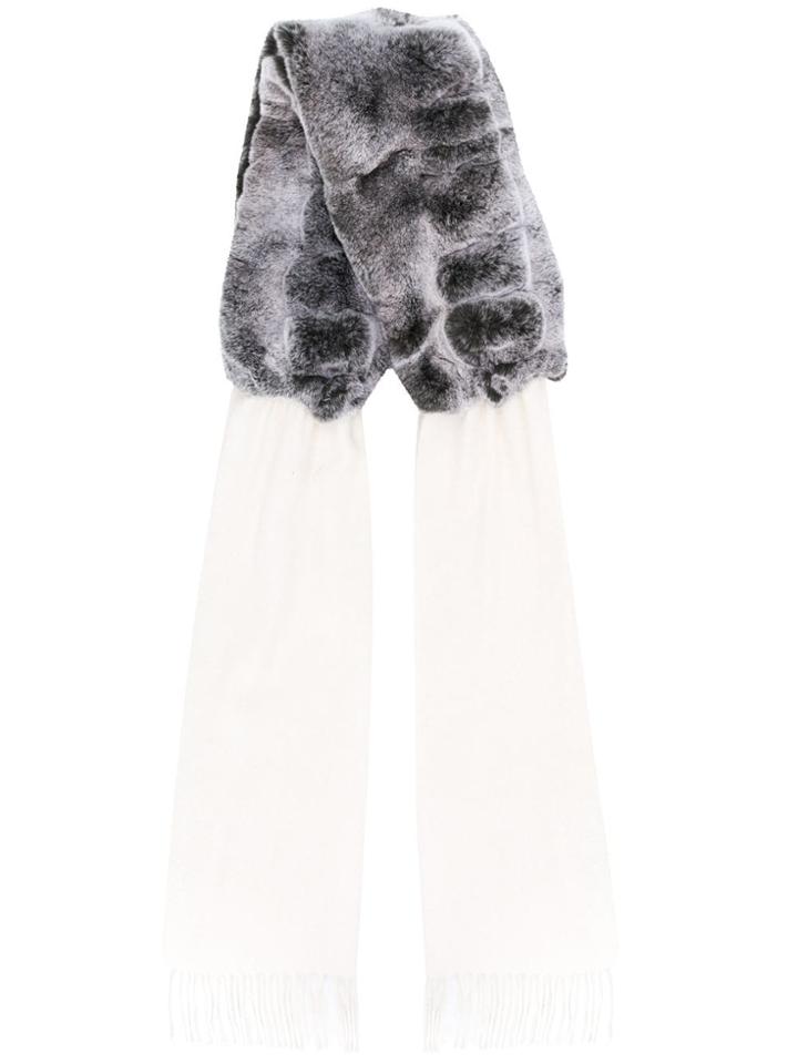 N.peal Textured Scarf - Neutrals