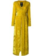Erika Cavallini Fitted Waist Dress - Yellow & Orange
