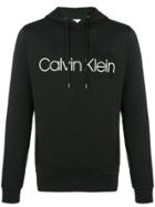 Calvin Klein Logo Hoodie - Black