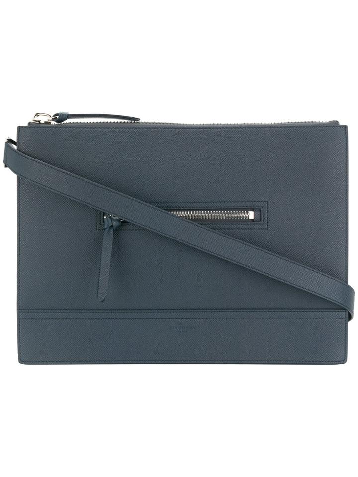 Givenchy Square Design Clutch - Blue