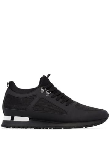 Mallet Footwear Black Diver Low Top Sneakers