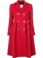Moschino Double Breasted Frock Coat - Red