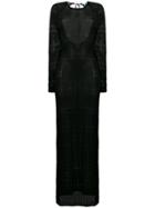 Melissa Odabash Long Knitted Dress - Black
