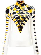 Proenza Schouler Long Sleeve Tie Dye Turtleneck - Yellow