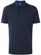 Ps By Paul Smith Embossed Detail Polo Shirt - Blue