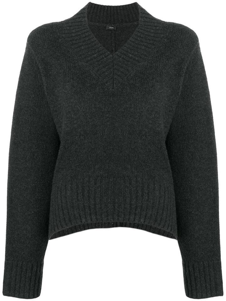 Joseph Knitted Jumper - Grey