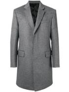 Les Hommes Single-breasted Coat - Grey