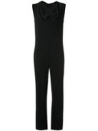 Uma Raquel Davidowicz - Draped Jumpsuit - Women - Acetate/viscose - 44, Black, Acetate/viscose