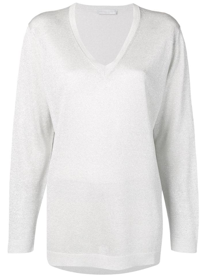 Fabiana Filippi V-neck Jumper - White