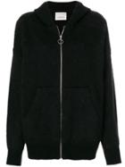 Laneus Oversized Hooded Sweater - Black