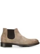 Doucal's Slip-on Suede Chelsea Boots - Grey