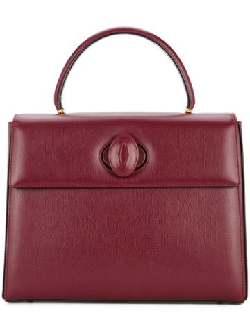 Cartier Vintage Must De Cartier Handbag - Red