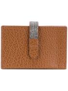 Fabiana Filippi Embellished Strap Wallets - Brown