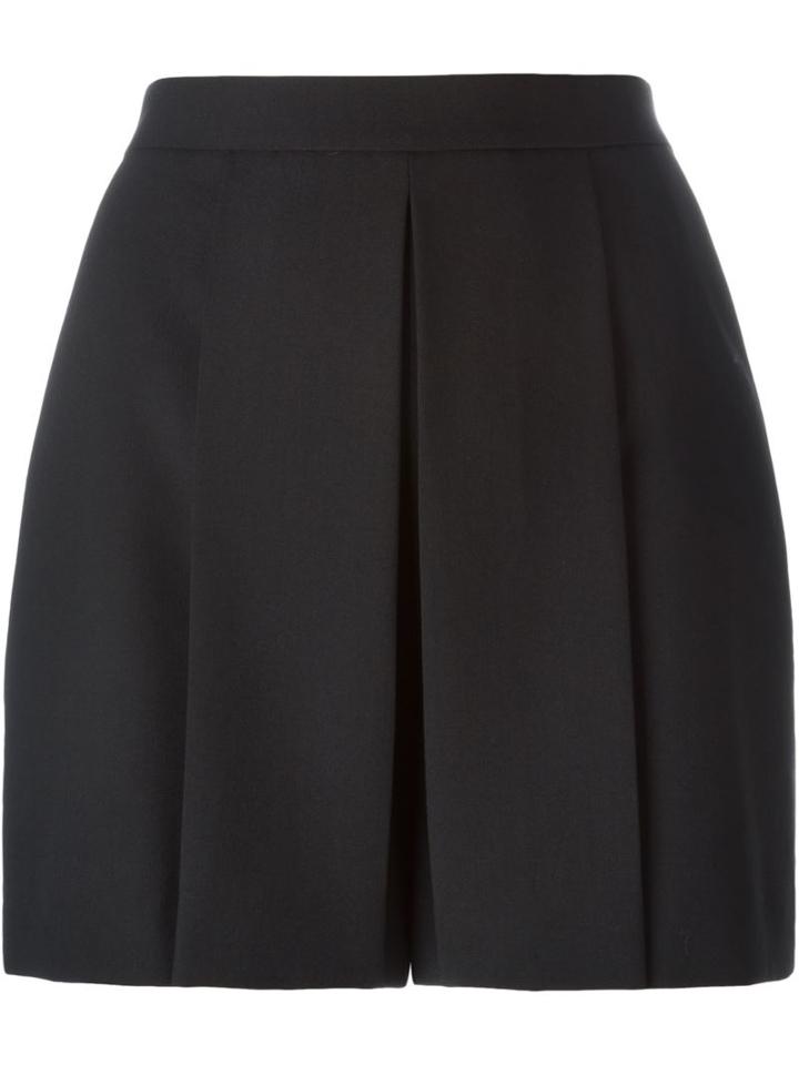 Alexander Wang Pleated Shorts, Women's, Size: 6, Black, Polyester/wool