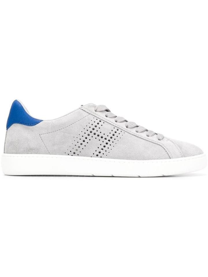 Hogan Perforated H Sneakers - Grey