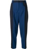 Paul Smith Straight-leg Cropped Trousers - Blue