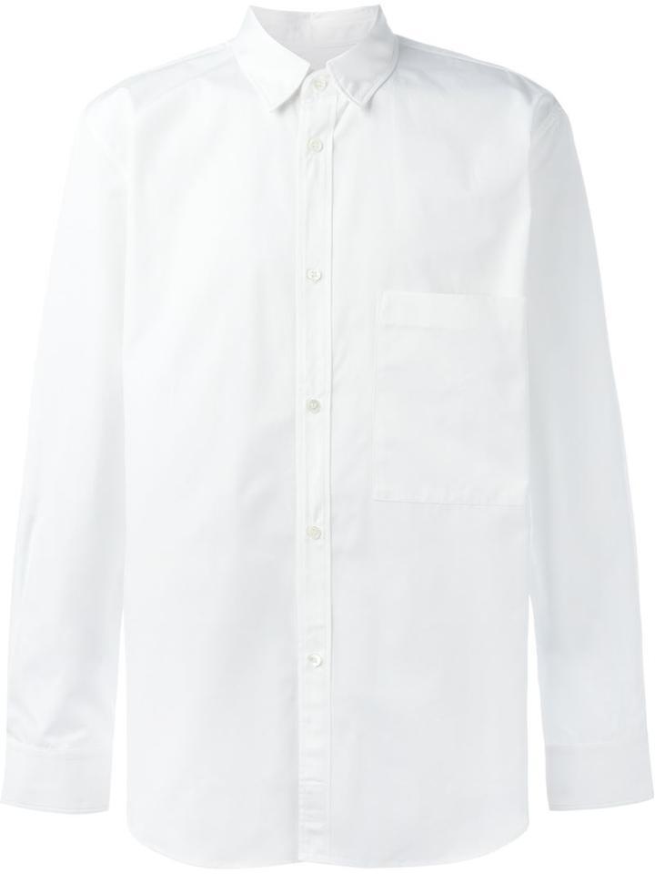 Golden Goose Deluxe Brand Chest Pocket Shirt, Men's, Size: Xs, White, Cotton