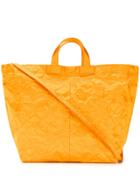 Zilla Crushed Style Shopper Tote - Orange