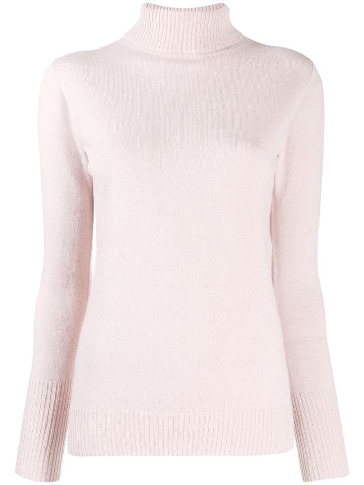 D.exterior Turtleneck Fine Knit Jumper - Pink