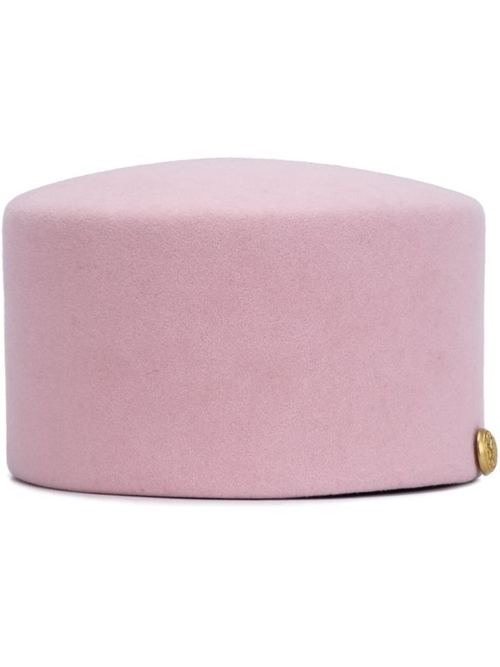 Maison Michel The Webster X The Ritz Hat, Women's, Pink/purple, Wool